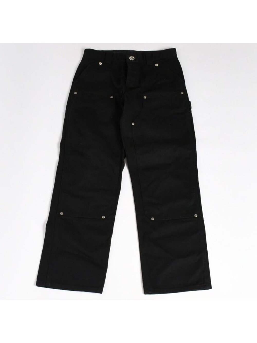 Chrome Hearts Carpenter Canvas Double Knee Pants Cross Ball CH Logo Duck